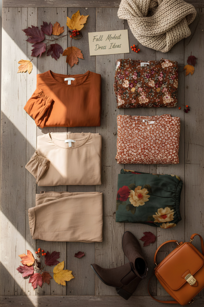 Modest dress ideas for Autumn
