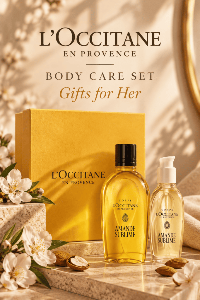 L’Occitane almond oil body care collection gift set